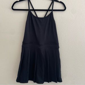 NWT Abercrombie Kids Girls Black Pleated Tennis Dress Size 11/12